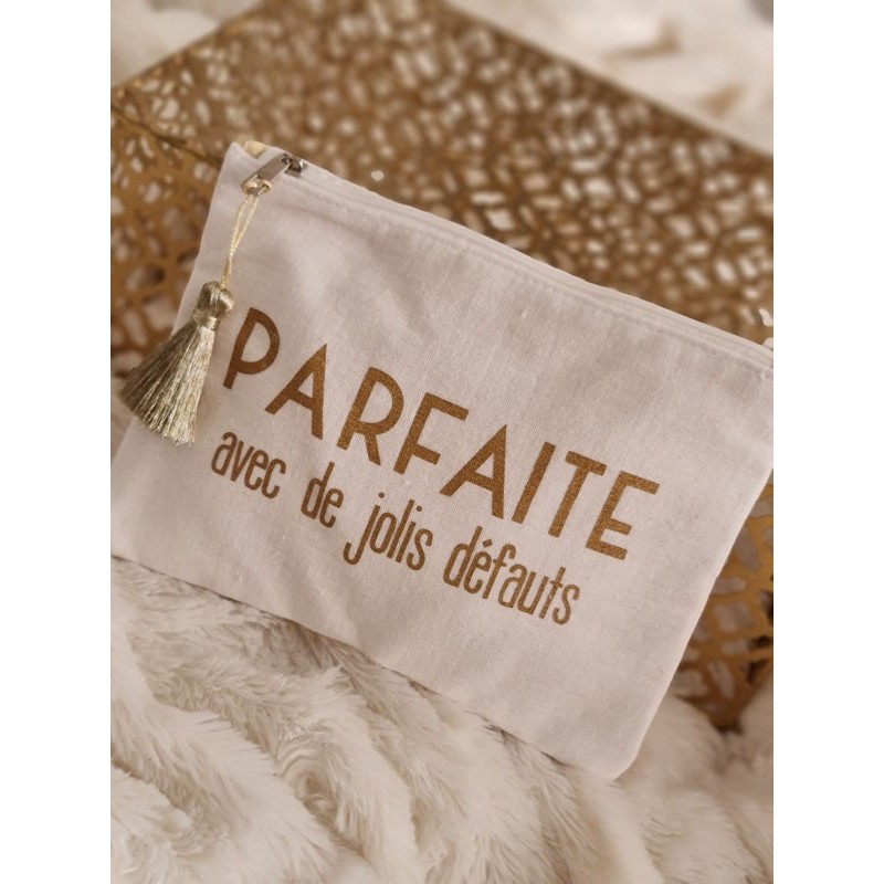 Pochette "Parfaite avec de jolis défauts"