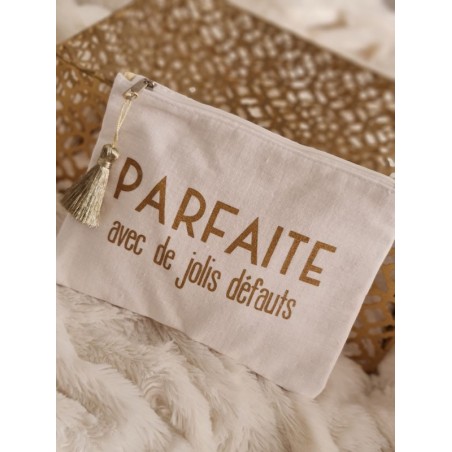 Pochette "Parfaite avec de jolis défauts"