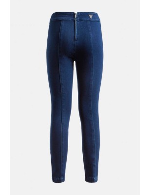Legging Guess Syd en jean bleu avec détails de couture