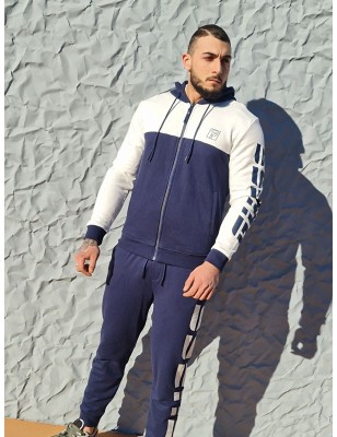 Pantalon de jogging Guess Fabi bleu marine avec grosse inscription