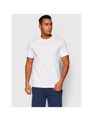 Tee-shirt manches courtes Guess Aidy blanc avec col rond