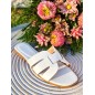 Mules femme Mina blanches