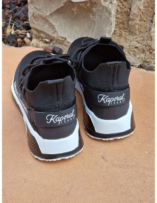 Baskets Kaporal Dofibio noires style chaussette