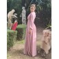 Robe longue de cérémonie Lizie rose