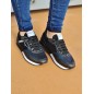 Baskets femme sneakers Pepe Jeans London w queen noires