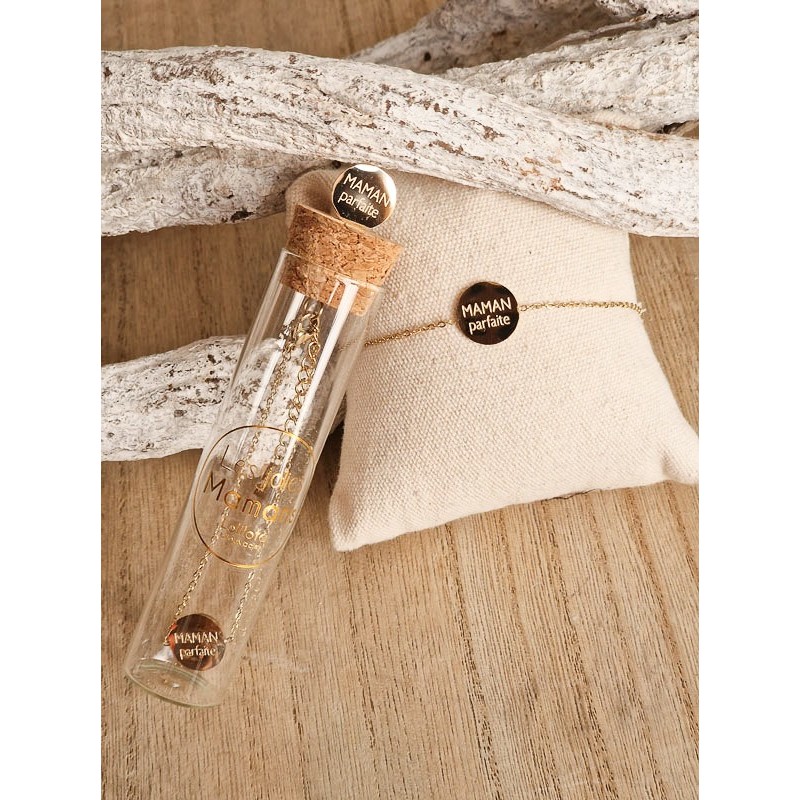 Tube avec bracelet "maman parfaite"