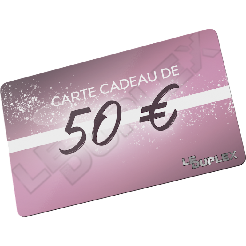 Carte cadeau - 50 €
