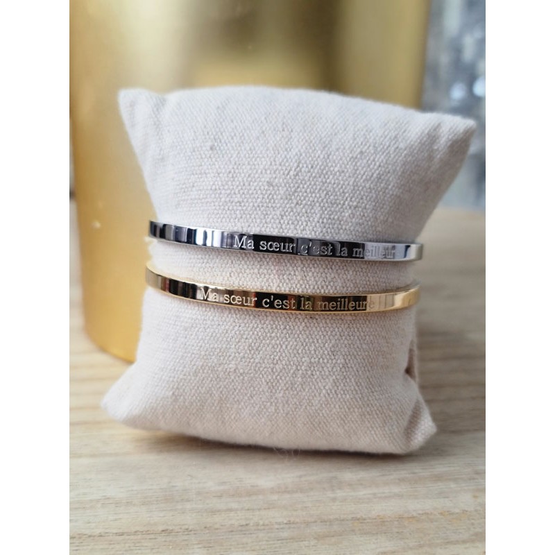 Bracelet "ma sœur c'est la meilleure"