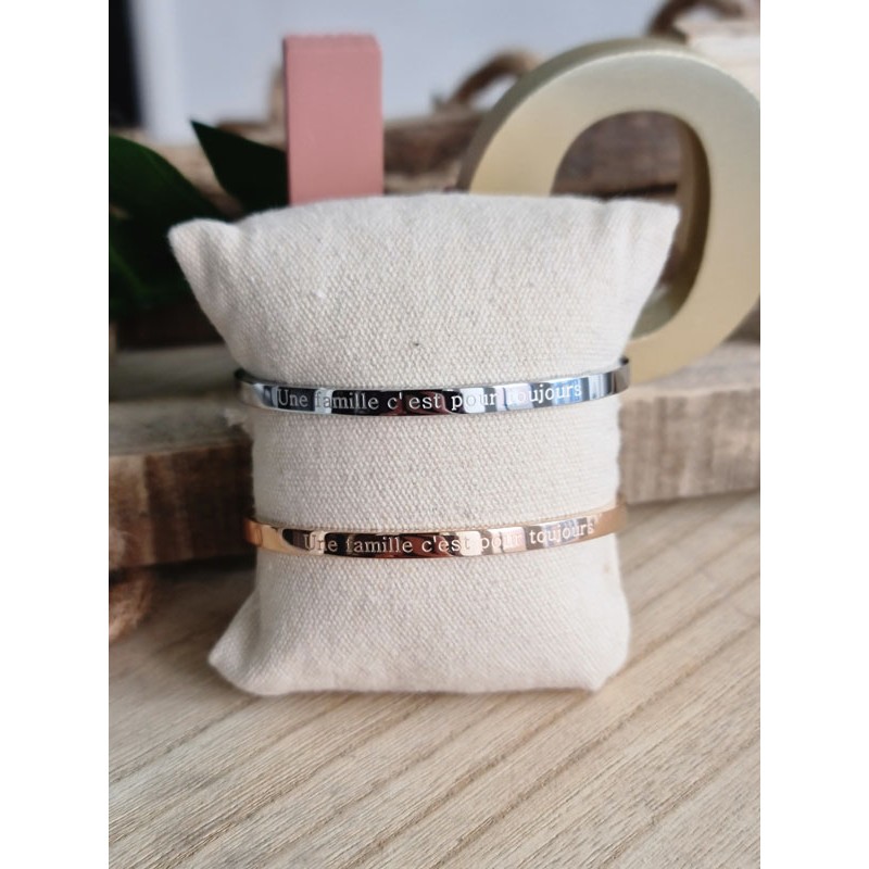 Bracelet "une famille c'est pour toujours"