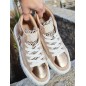 Baskets femme montantes Vanessa Wu Suzie beiges Baskets femme montantes Vanessa Wu Suzie beiges