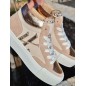 Baskets femme montantes Vanessa Wu Suzie beiges Baskets femme montantes Vanessa Wu Suzie beiges