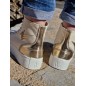 Baskets femme montantes Vanessa Wu Laure beiges Baskets femme montantes Vanessa Wu Laure beiges