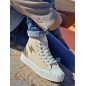 Baskets femme montantes Vanessa Wu Laure beiges Baskets femme montantes Vanessa Wu Laure beiges