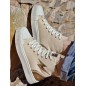 Baskets femme montantes Vanessa Wu Laure beiges Baskets femme montantes Vanessa Wu Laure beiges