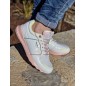 Baskets femme sneakers Pepe Jeans York Candy blanches