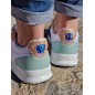 Baskets femme sneakers Pepe Jeans York mix blanches
