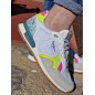 Baskets femme sneakers Pepe Jeans Brit neon blanches