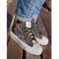 Baskets serpent montantes femme Kaporal Tattoo noires Baskets serpent montantes femme Kaporal Tattoo noires