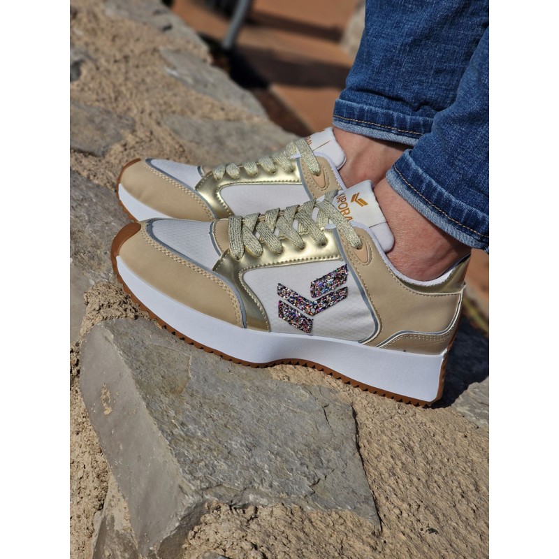 Baskets femme sneakers Kaporal Rayonne beiges Baskets femme sneakers Kaporal Rayonne beiges