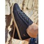 Baskets espadrille brillante femme LPB Fania noires