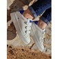 Baskets femme éclair Vanessa Wu Solange blanches Baskets femme éclair Vanessa Wu Solange blanches