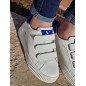 Baskets femme éclair Vanessa Wu Solange blanches Baskets femme éclair Vanessa Wu Solange blanches