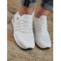 Baskets femme sneakers LPB Demy blanches