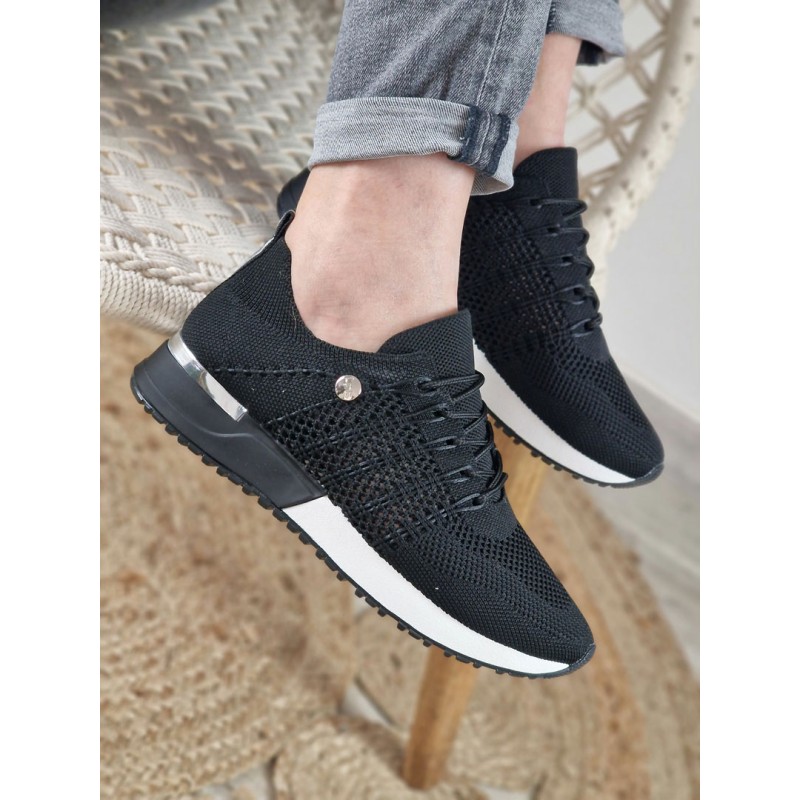Baskets femme sneakers LPB Demy noires Baskets femme sneakers LPB Demy noires