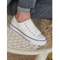 Baskets en toile LPB Davia blanches Baskets en toile LPB Davia blanches