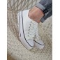 Baskets en toile LPB Davia blanches Baskets en toile LPB Davia blanches