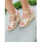 Sandales femme compensées Soline beiges Sandales femme compensées Soline beiges