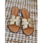 Mules femme Flavie dorées