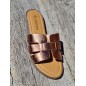 Mules femme Flavie bronze