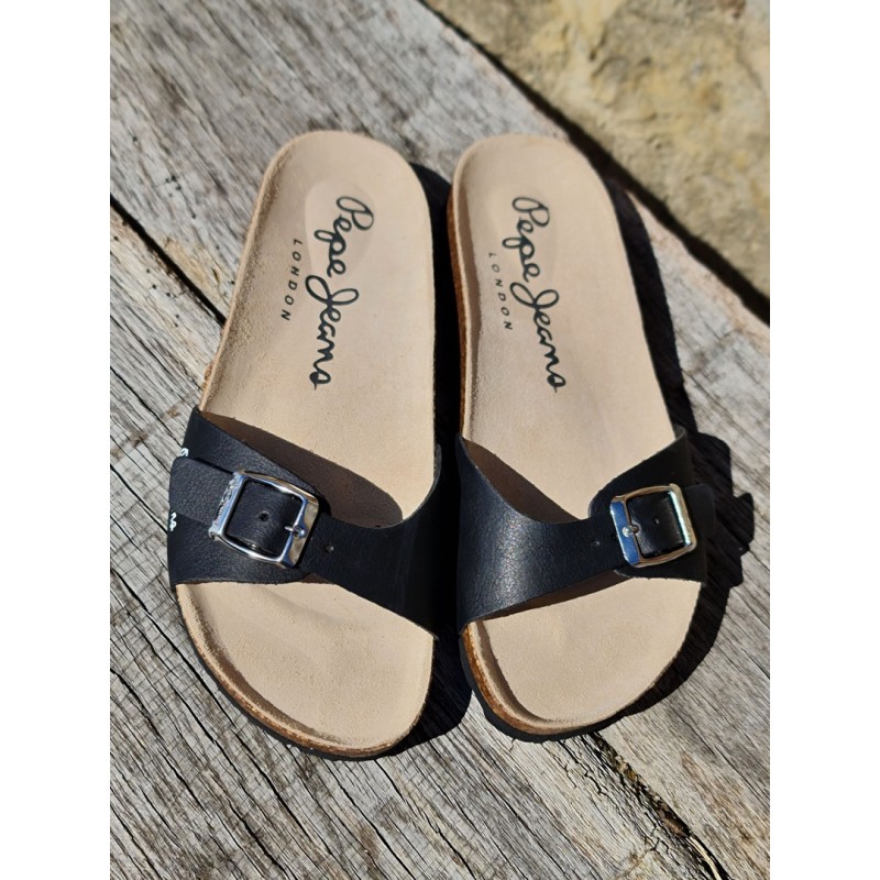 Mules Pepe Jeans Oban Clever noires