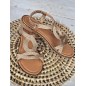 Sandales femme Estela champagne