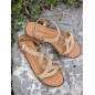 Sandales femme Estela champagne