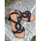 Sandales femme Estela noires