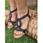 Sandales femme Estela noires