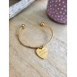 Bracelet jonc "Maman je t'aime"