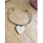 Bracelet jonc "Maman je t'aime"