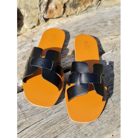 Mules femme Clea noires
