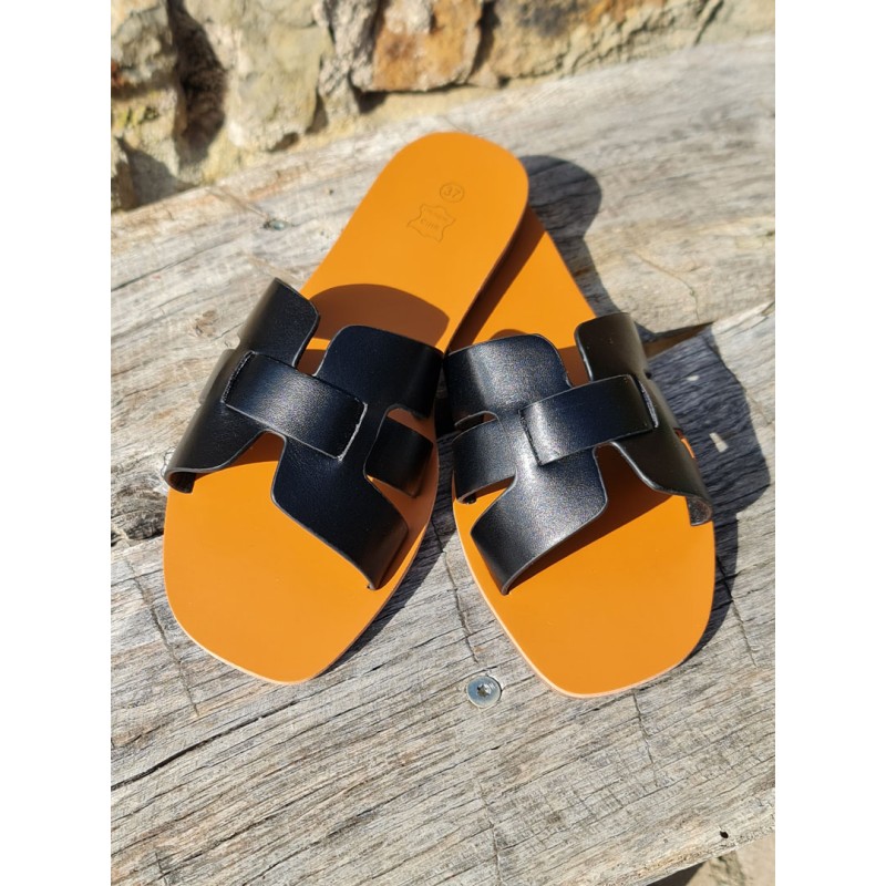 Mules femme Clea noires