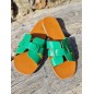 Mules femme Clea vertes
