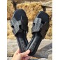 Mules femme Assia noires