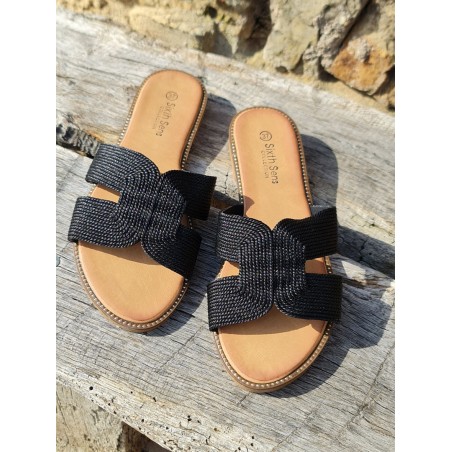 Mules femme Nora noires