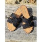 Mules femme Nora noires