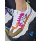 Baskets femme sneakers Guess Calebb4 multicolores Baskets femme sneakers Guess Calebb4 multicolores