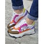 Baskets femme sneakers Guess Calebb4 multicolores Baskets femme sneakers Guess Calebb4 multicolores