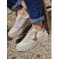 Baskets femme Victoria Madrid cuir beiges Baskets femme Victoria Madrid cuir beiges