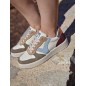 Baskets femme Victoria Madrid cuir kaki Baskets femme Victoria Madrid cuir kaki